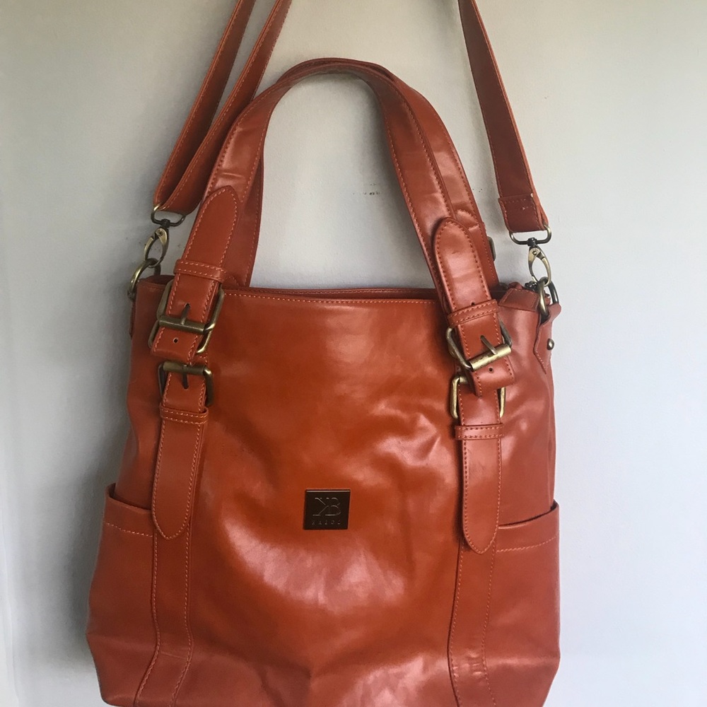 Kaboom Orange purse,padded inside 4 iPad